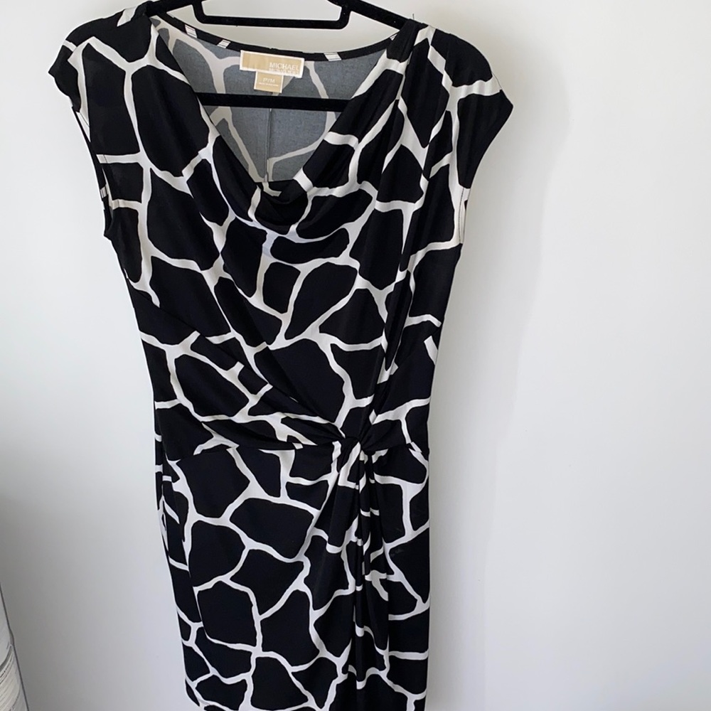 Michael Kors Antalia Giraffe Petite Dress